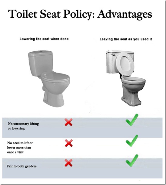 Toilet Seats Up! Going Dad